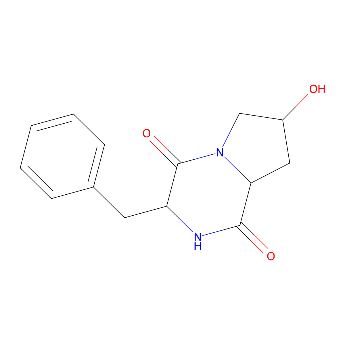 Cyclo(Phe-Hpro) molecular structure, CAS 1016899-94-7