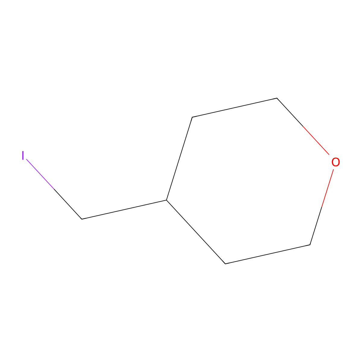 4-(Iodomethyl)oxane molecular structure, CAS 101691-94-5