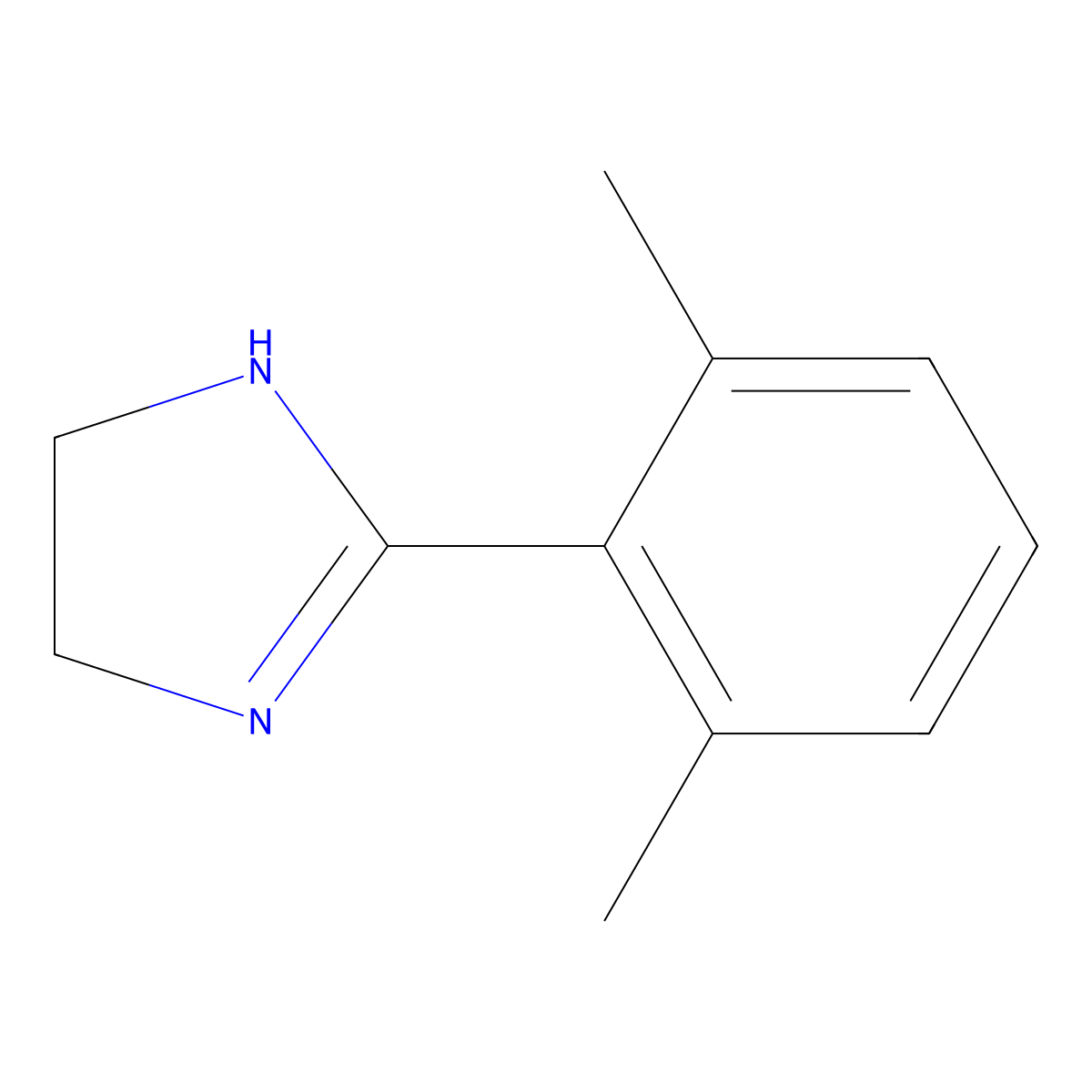 2-Imidazoline, 2-(2,6-xylyl)- molecular structure, CAS 101692-30-2
