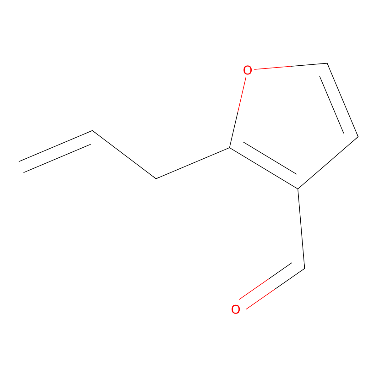2-(Prop-2-en-1-yl)furan-3-carbaldehyde molecular structure, CAS 1016926-44-5
