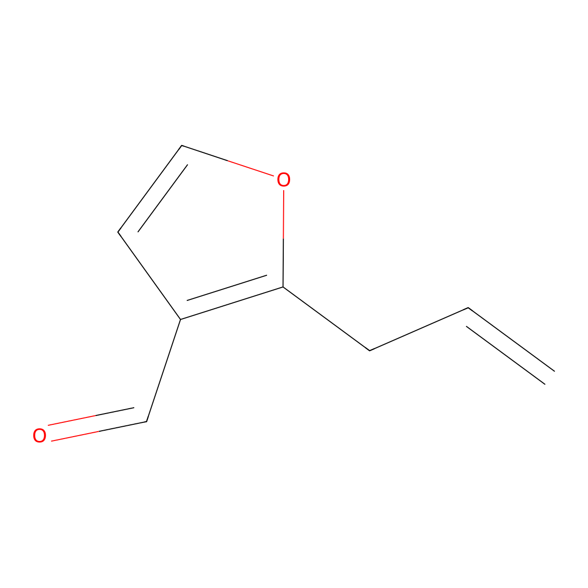 2-(Prop-2-en-1-yl)furan-3-carbaldehyde molecular structure, CAS 1016926-44-5