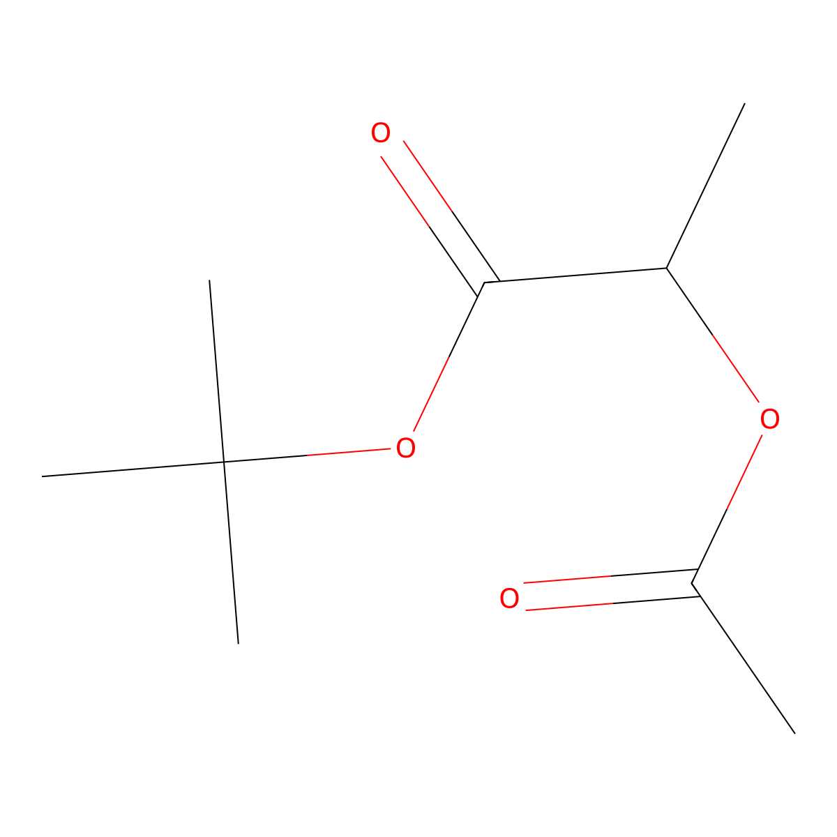 tert-Butyl (R)-2-acetoxypropanoate molecular structure, CAS 101693-27-0
