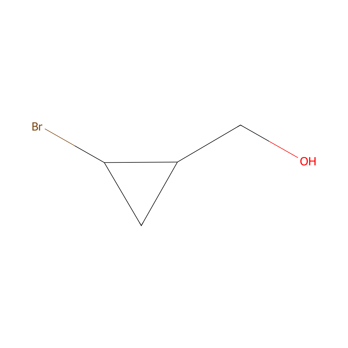 rac-[(1R,2S)-2-bromocyclopropyl]methanol molecular structure, CAS 101696-98-4