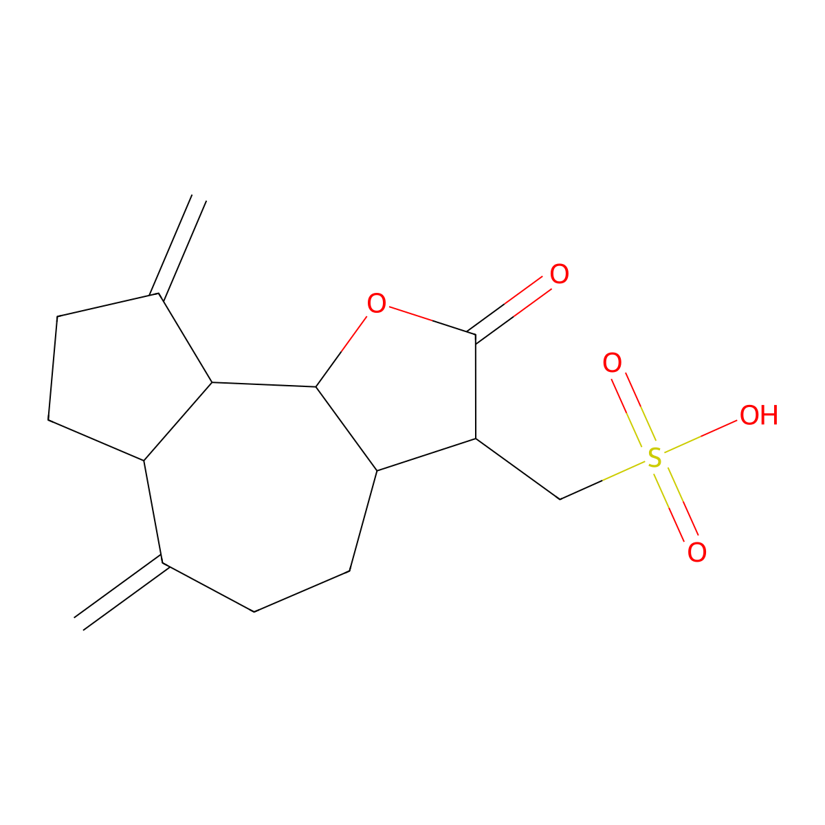 Sulfocostunolide A molecular structure, CAS 1016983-51-9