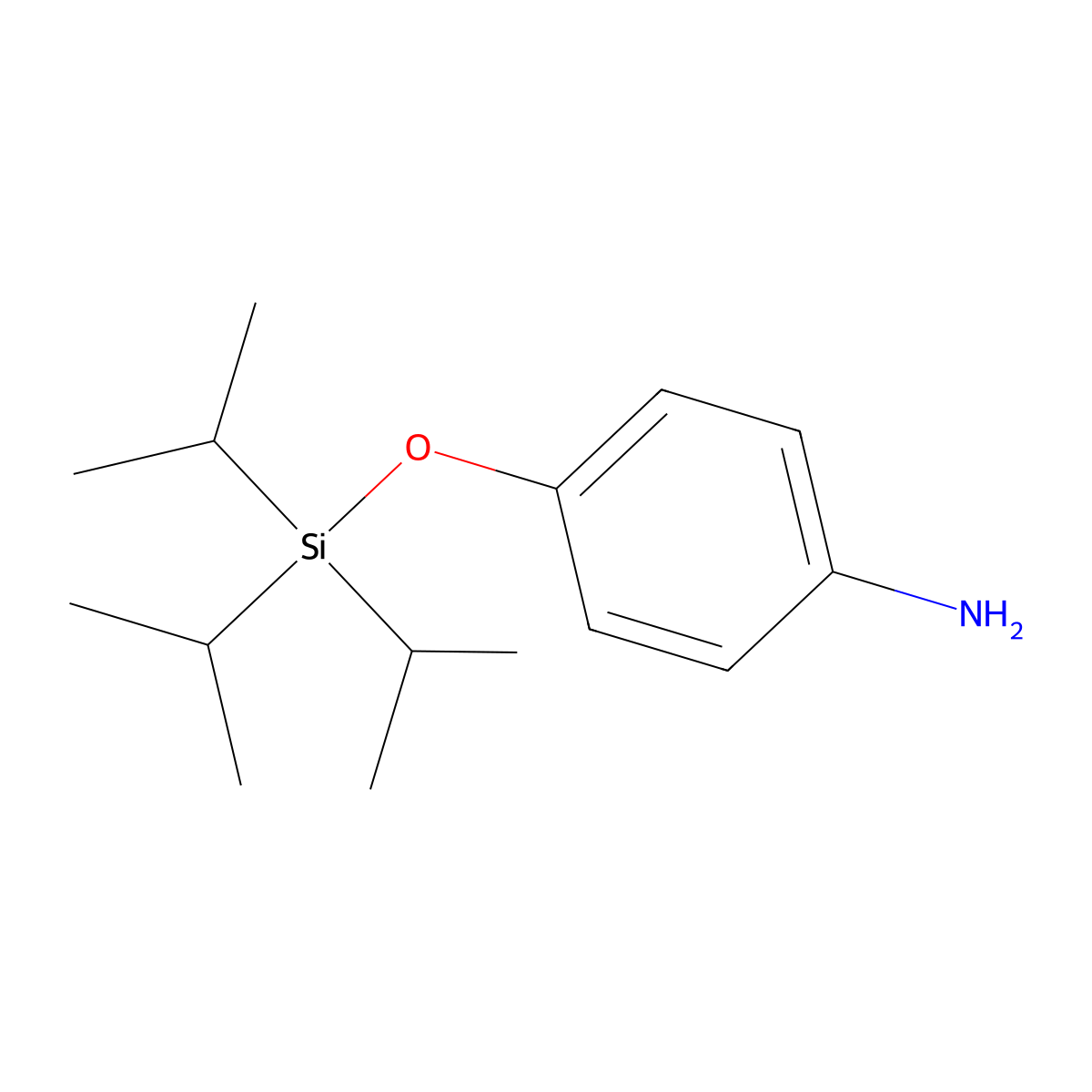 4-((Triisopropylsilyl)oxy)aniline molecular structure, CAS 1016987-47-5