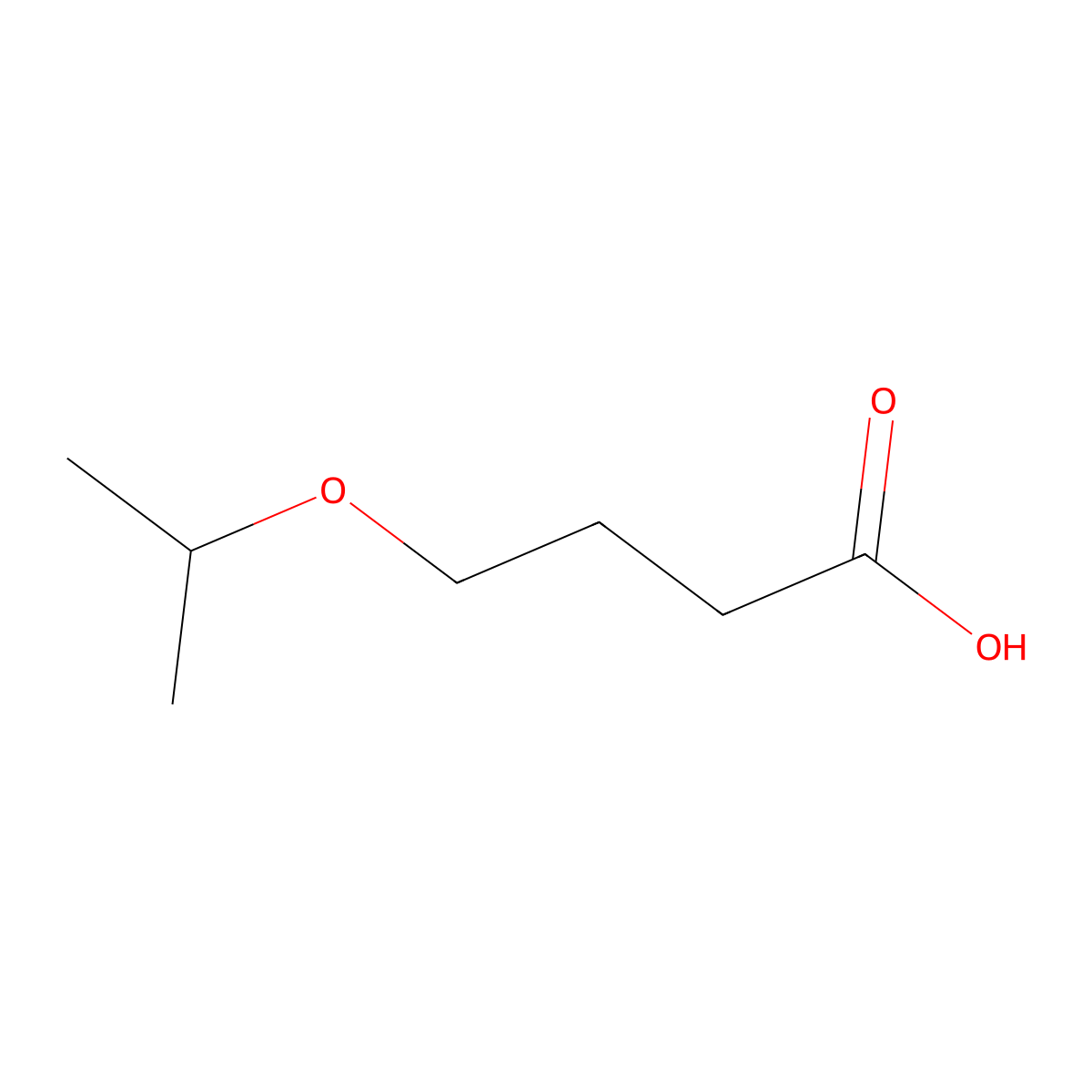 4-(Propan-2-yloxy)butanoic acid molecular structure, CAS 1017026-56-0