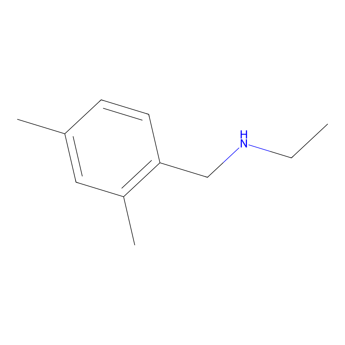N-(2,4-Dimethylbenzyl)ethanamine molecular structure, CAS 1017039-86-9