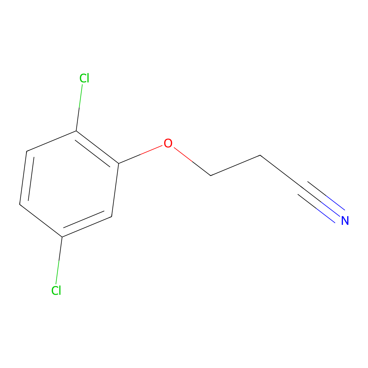 3-(2,5-Dichlorophenoxy)propanenitrile molecular structure, CAS 1017051-48-7
