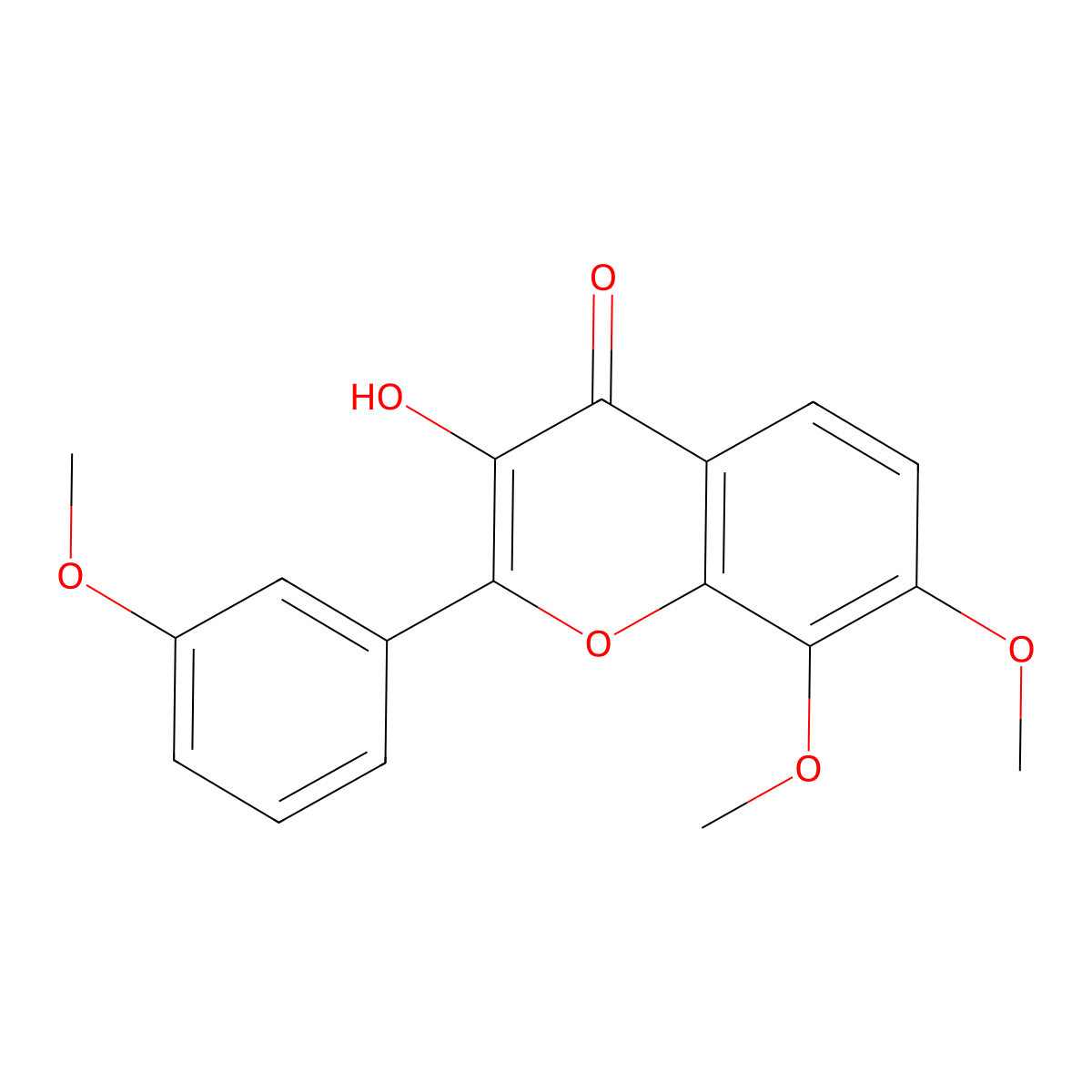 3-Hydroxy-7,8,3'-trimethoxyflavone molecular structure, CAS 1017060-12-6