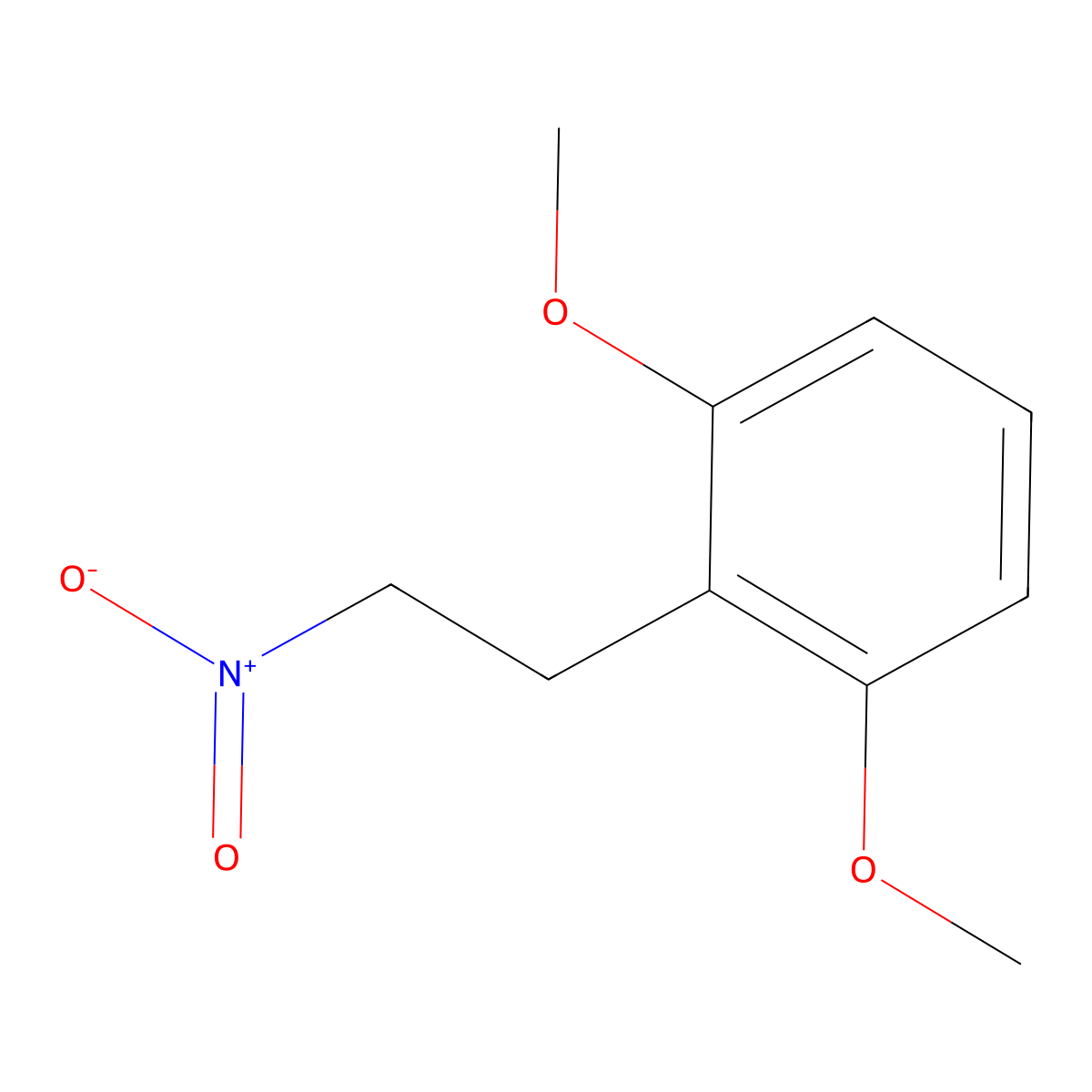 1,3-Dimethoxy-2-(2-nitroethyl)benzene molecular structure, CAS 1017083-31-6