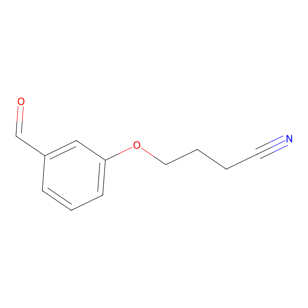 4-(3-Formylphenoxy)butanenitrile molecular structure, CAS 1017090-33-3