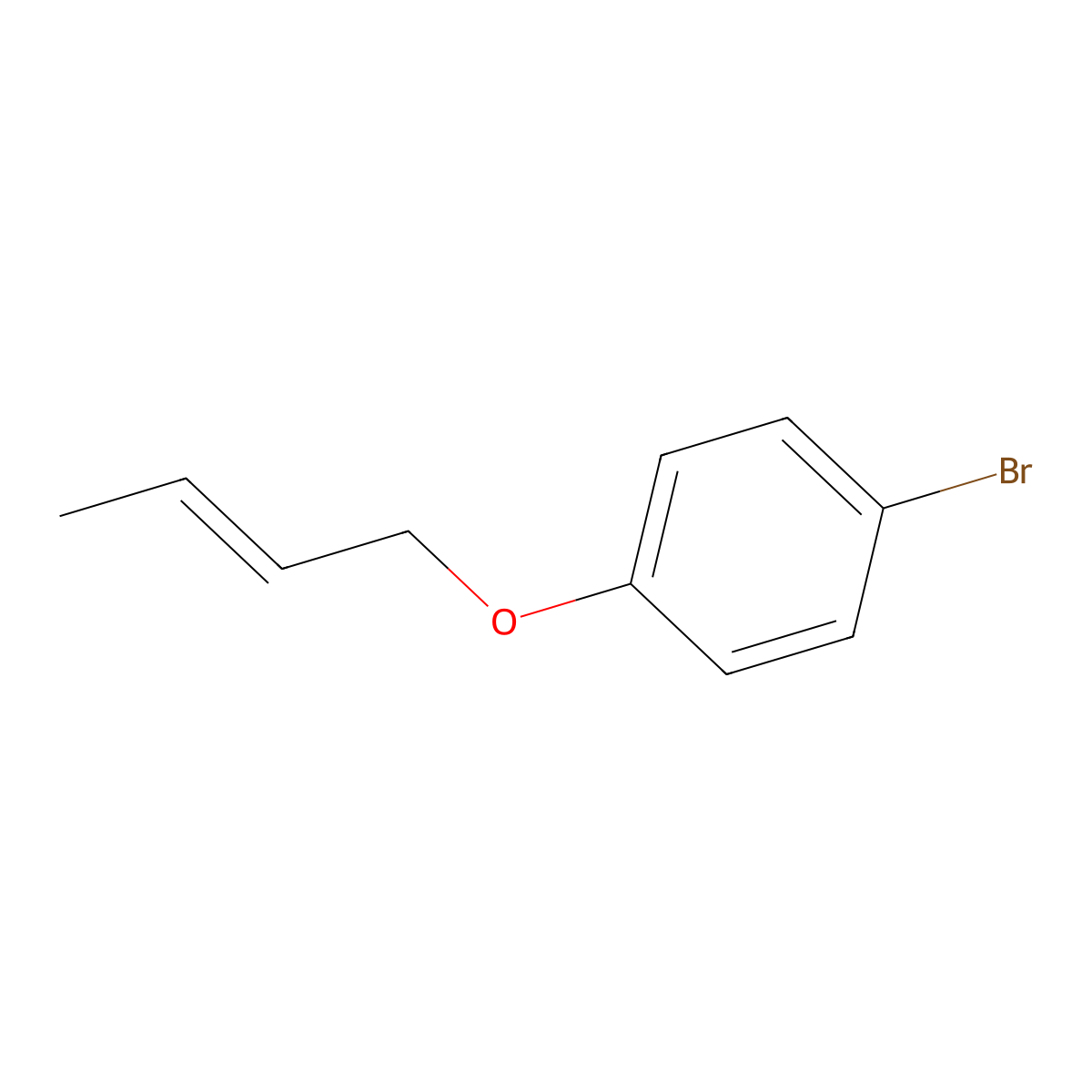 1-Bromo-4-(but-2-en-1-yloxy)benzene molecular structure, CAS 1017091-66-5
