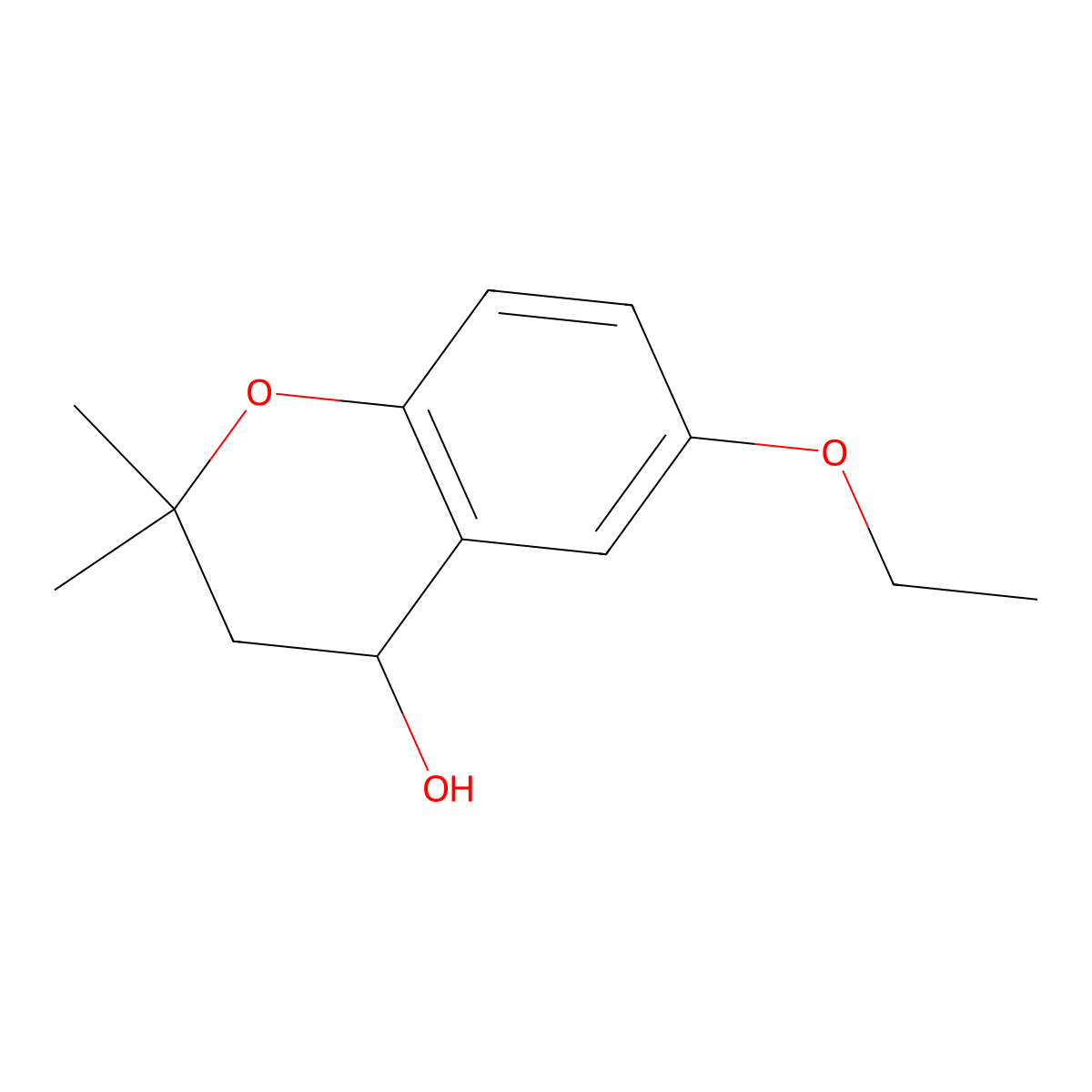 6-Ethoxy-2,2-dimethylchroman-4-ol molecular structure, CAS 1017118-08-9
