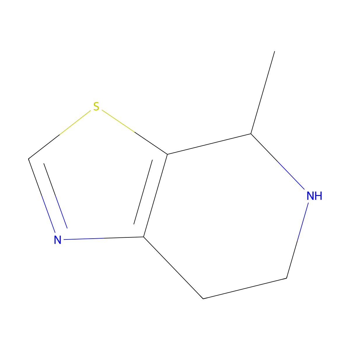 4-Methyl-4,5,6,7-tetrahydrothiazolo[5,4-c]pyridine molecular structure, CAS 1017123-50-0