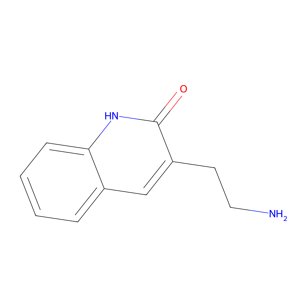 3-(2-Aminoethyl)-1,2-dihydroquinolin-2-one molecular structure, CAS 1017126-52-1