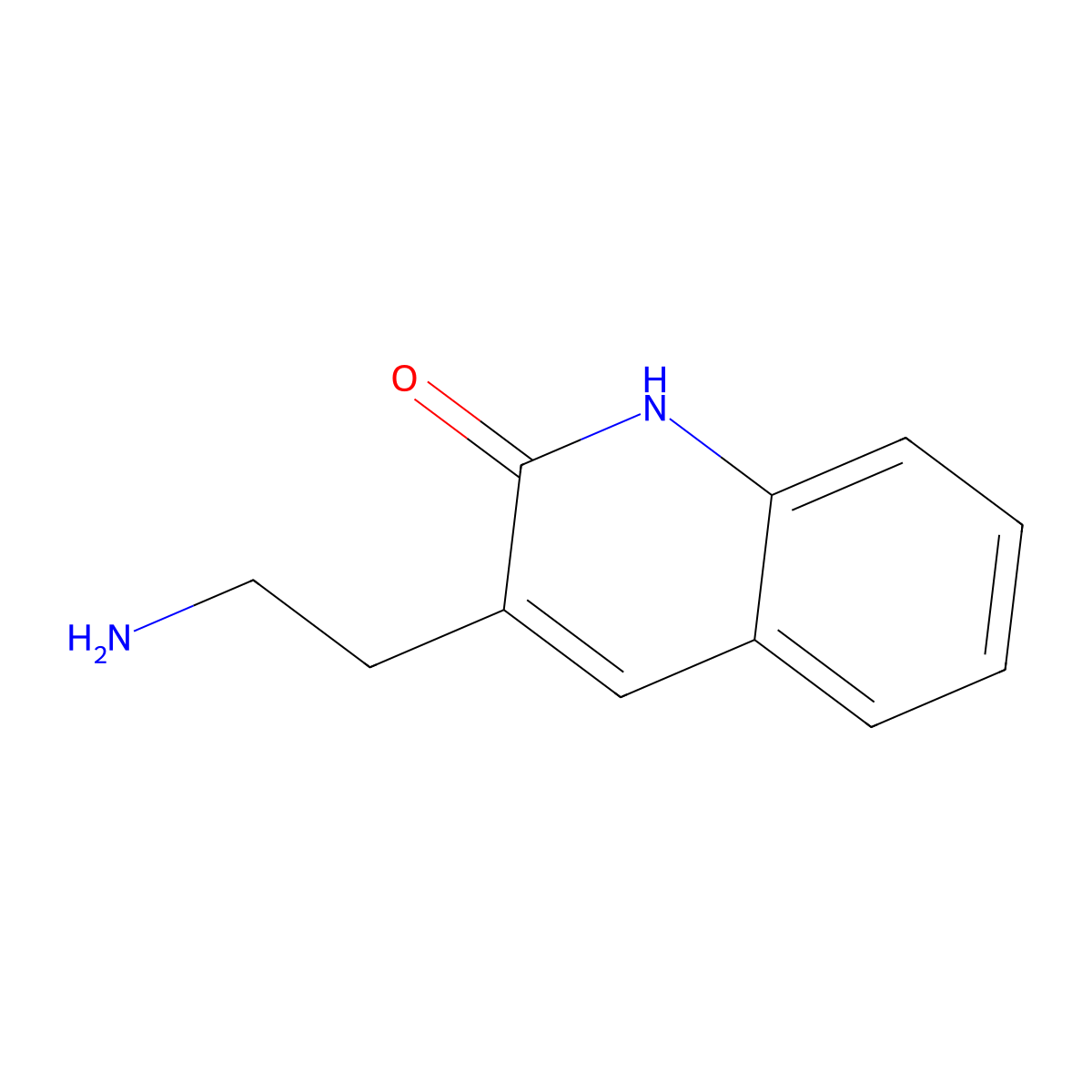 3-(2-Aminoethyl)-1,2-dihydroquinolin-2-one molecular structure, CAS 1017126-52-1