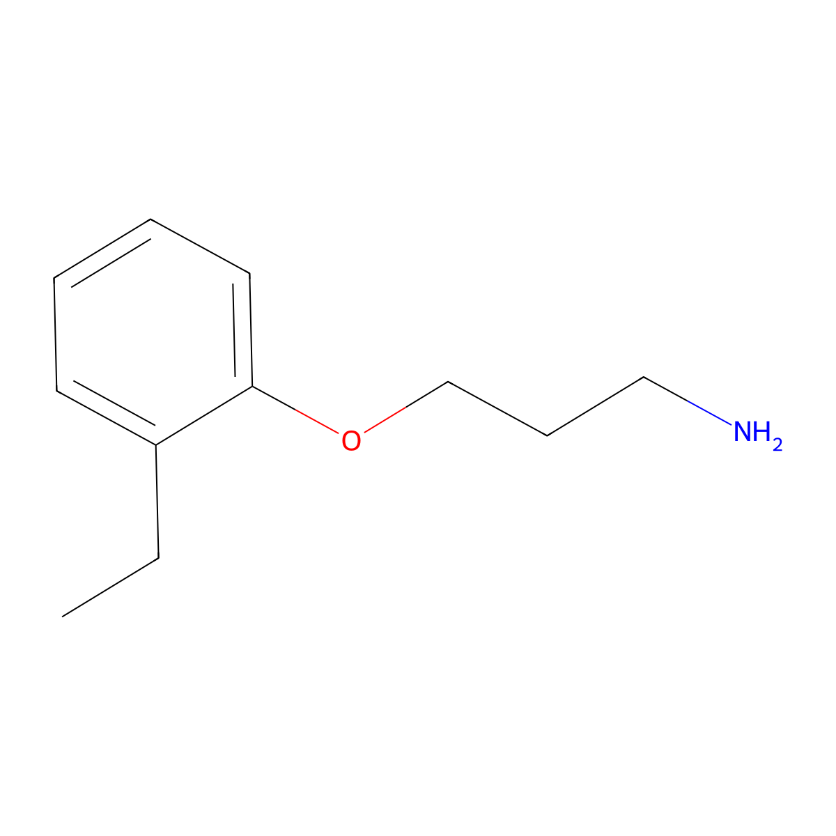 3-(2-Ethylphenoxy)propan-1-amine molecular structure, CAS 1017128-31-2