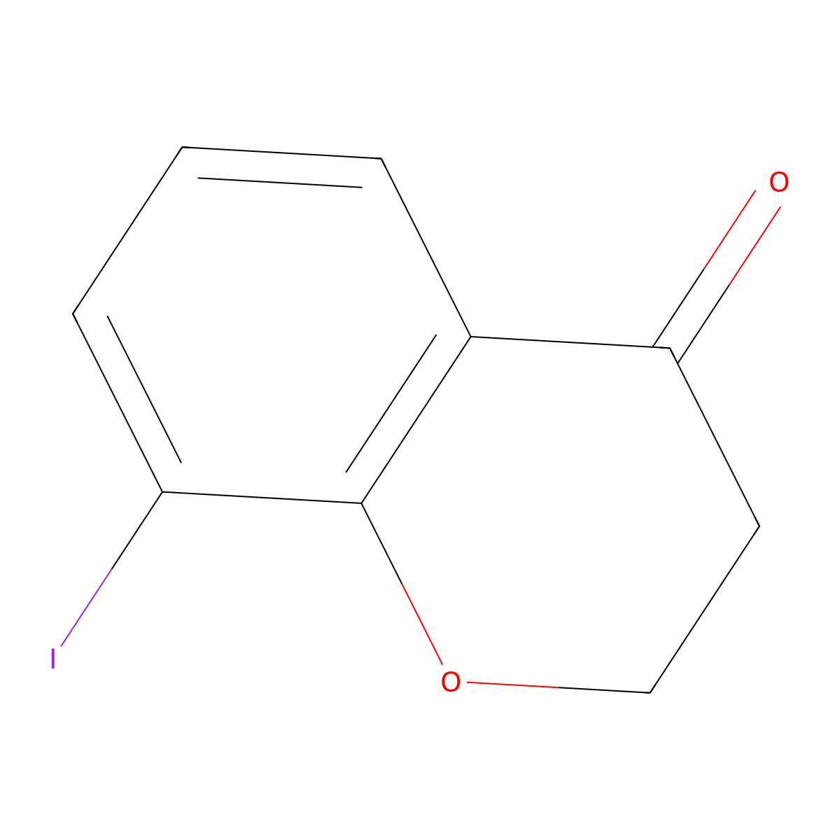 8-Iodo-4-Chromanone molecular structure, CAS 101713-87-5
