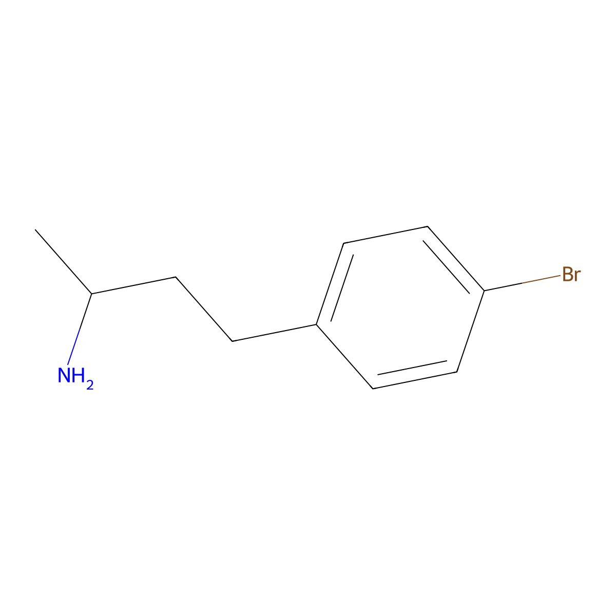 4-(4-Bromophenyl)butan-2-amine molecular structure, CAS 1017130-57-2