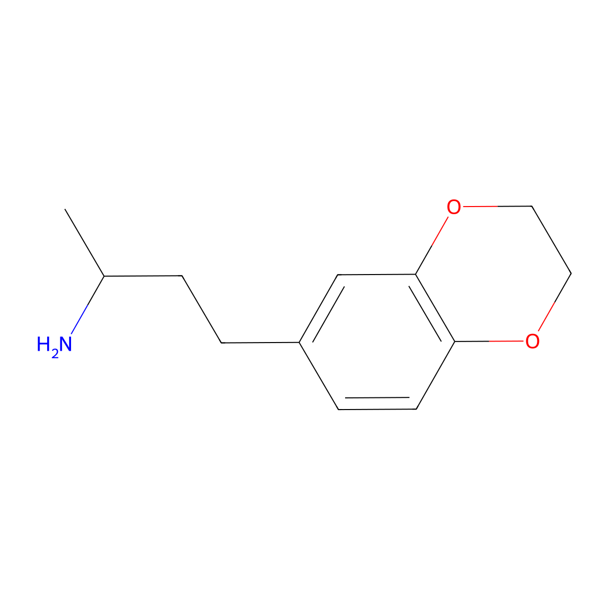 4-(2,3-Dihydro-1,4-benzodioxin-6-yl)butan-2-amine molecular structure, CAS 1017130-60-7