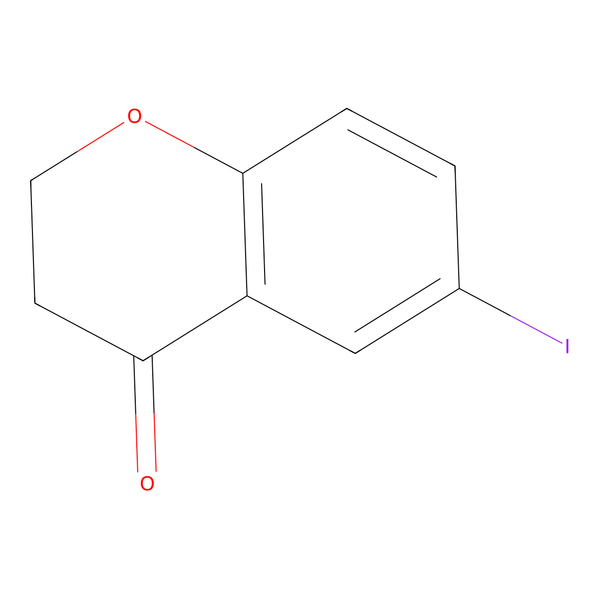 6-Iodochroman-4-one molecular structure, CAS 101714-35-6