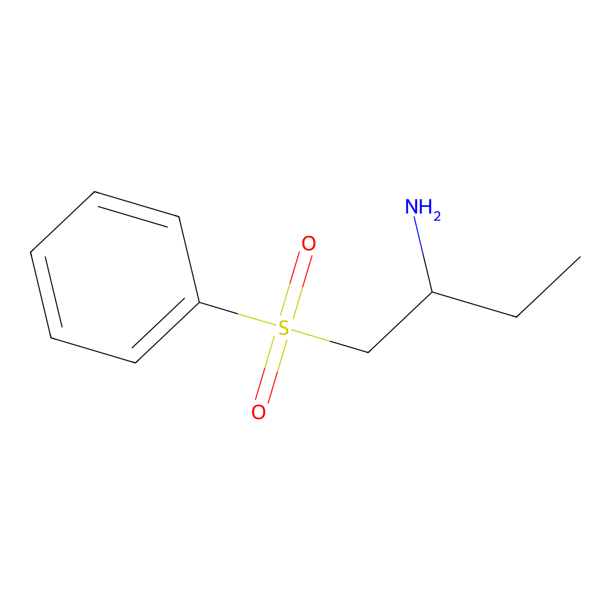 1-(Benzenesulfonyl)butan-2-amine molecular structure, CAS 1017140-16-7