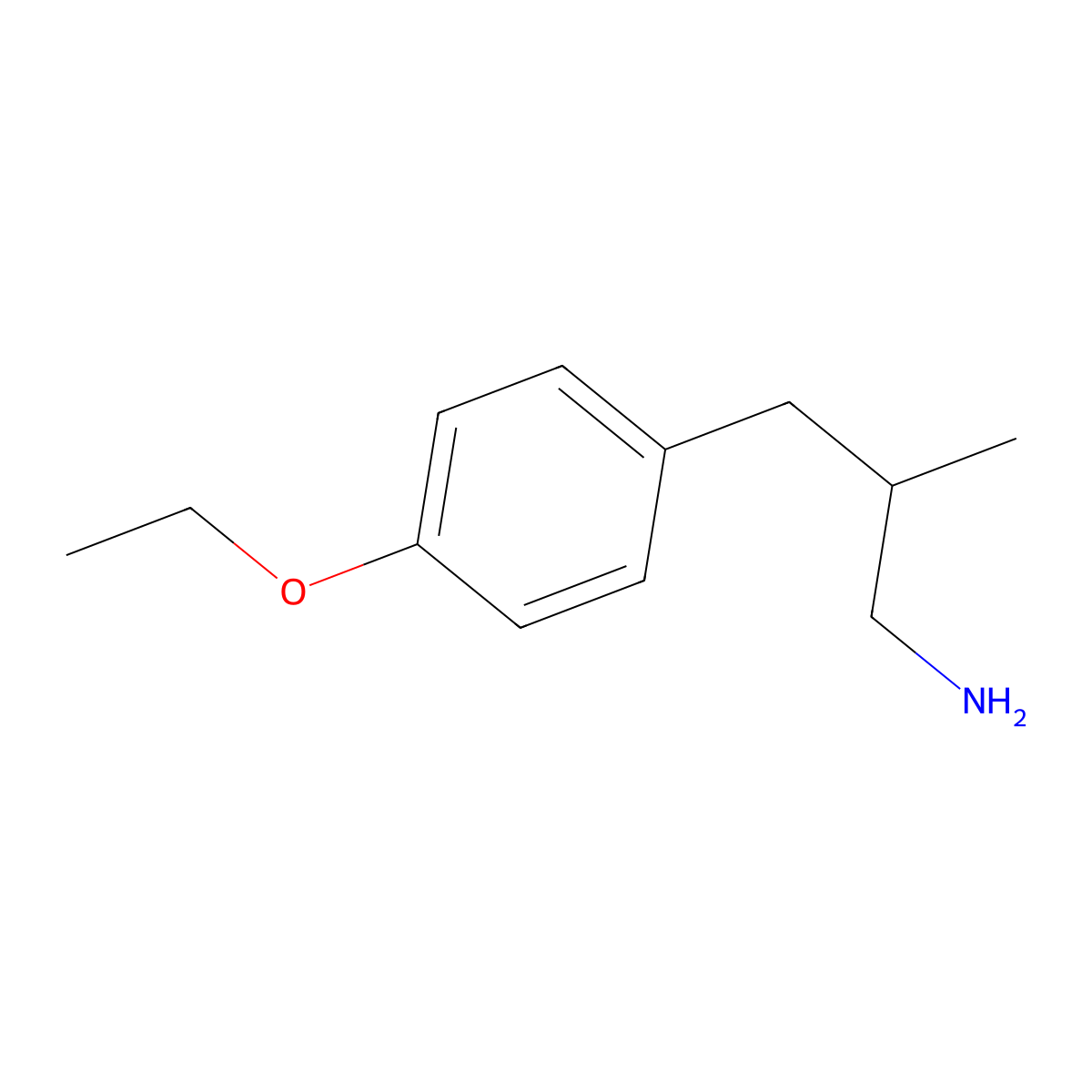 3-(4-Ethoxyphenyl)-2-methylpropan-1-amine molecular structure, CAS 1017145-67-3