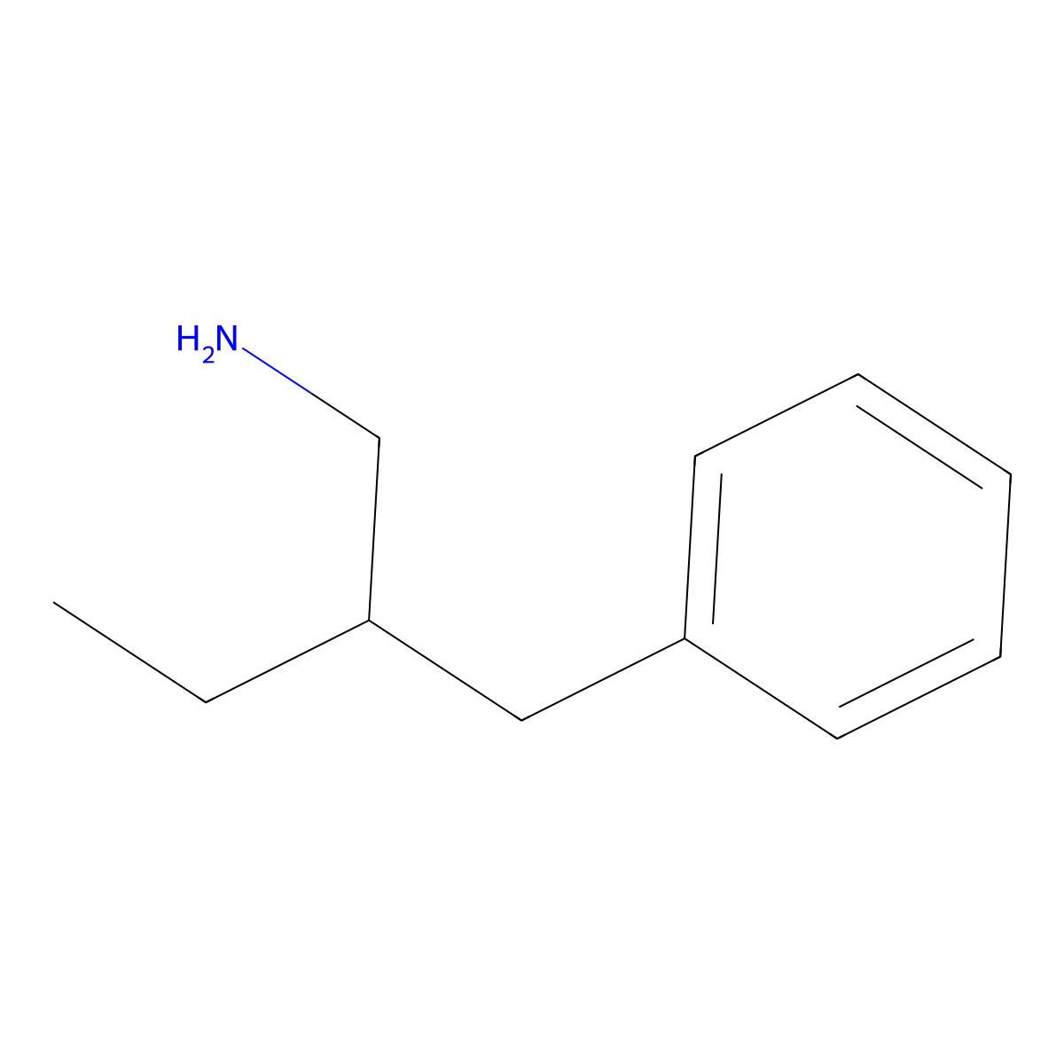 2-Benzylbutan-1-amine molecular structure, CAS 1017145-79-7
