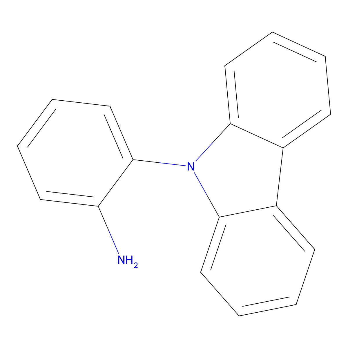 2-(Carbazol-9-yl)aniline molecular structure, CAS 101716-43-2