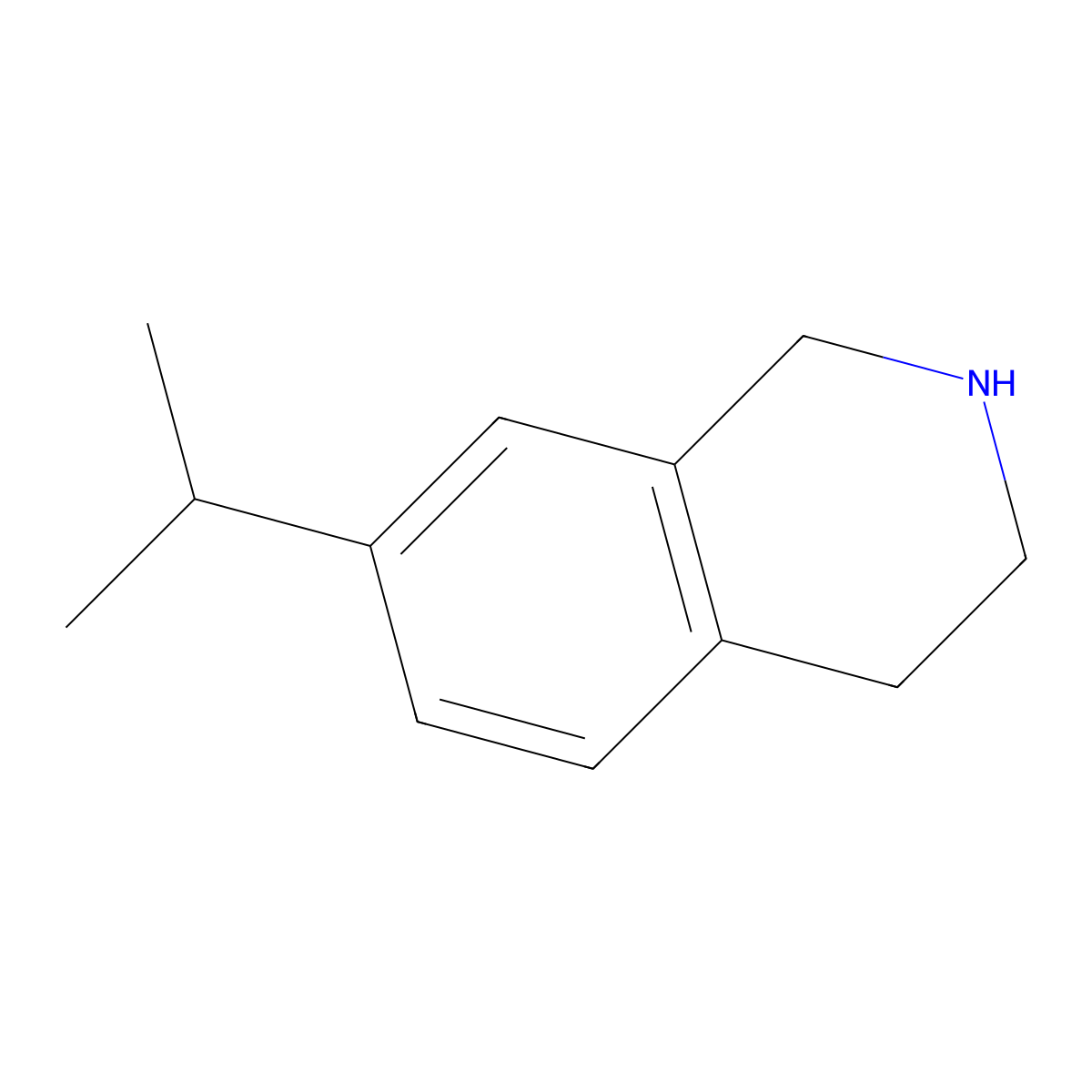7-(Propan-2-yl)-1,2,3,4-tetrahydroisoquinoline molecular structure, CAS 1017177-06-8