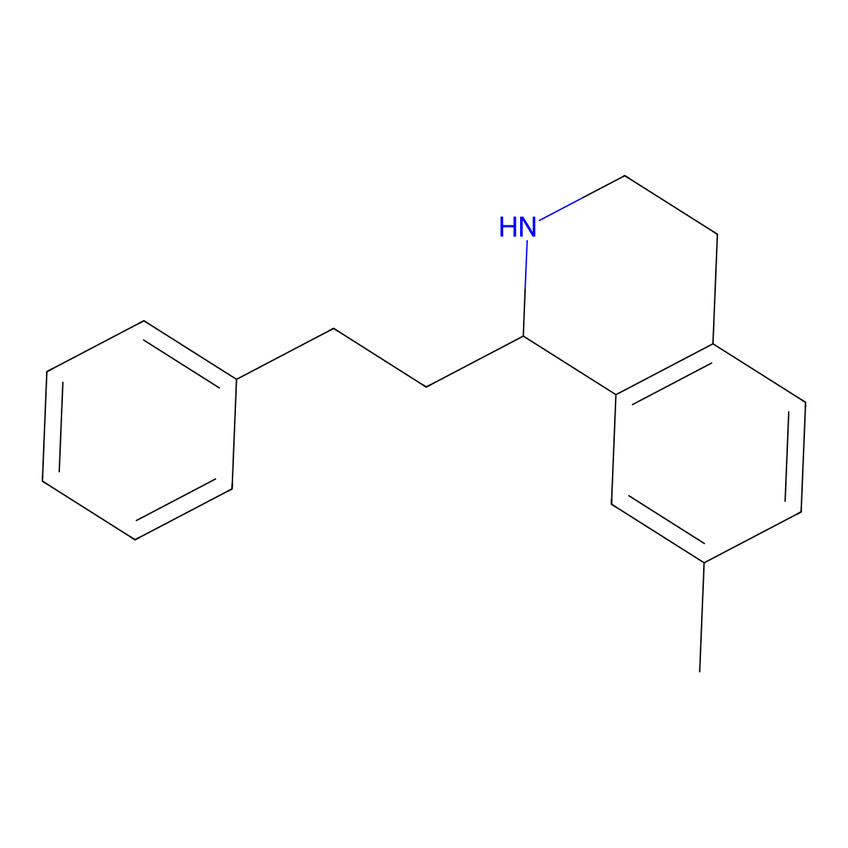 7-Methyl-1-(2-phenylethyl)-1,2,3,4-tetrahydroisoquinoline molecular structure, CAS 1017179-22-4