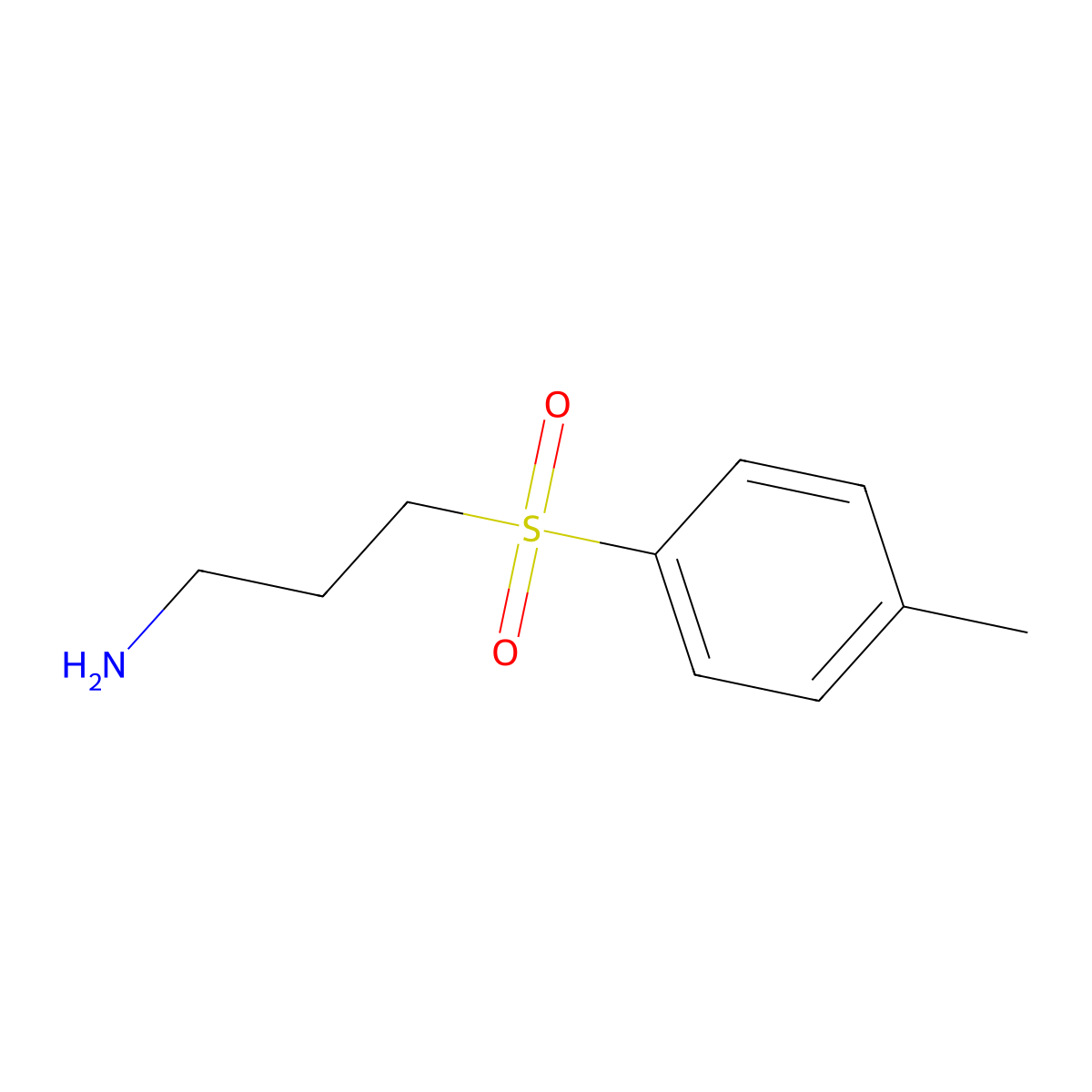 3-(4-Methylbenzene-1-sulfonyl)propan-1-amine molecular structure, CAS 1017196-31-4