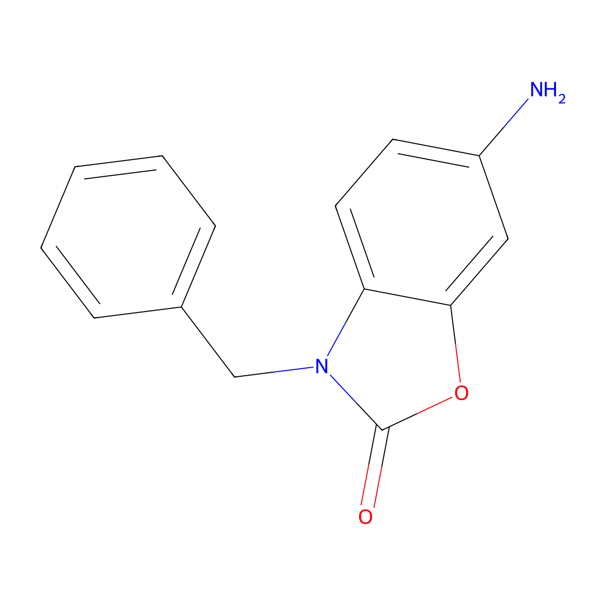 6-amino-3-benzylbenzo[d]oxazol-2(3H)-one molecular structure, CAS 1017199-00-6