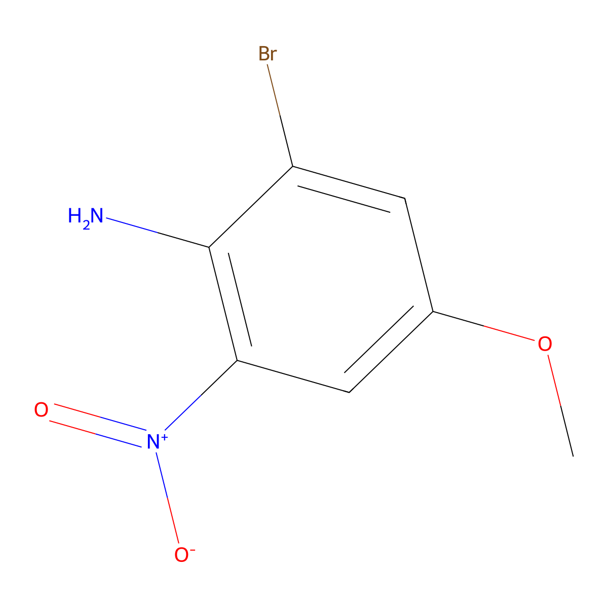 4-Amino-3-bromo-5-nitroanisole molecular structure, CAS 10172-35-7