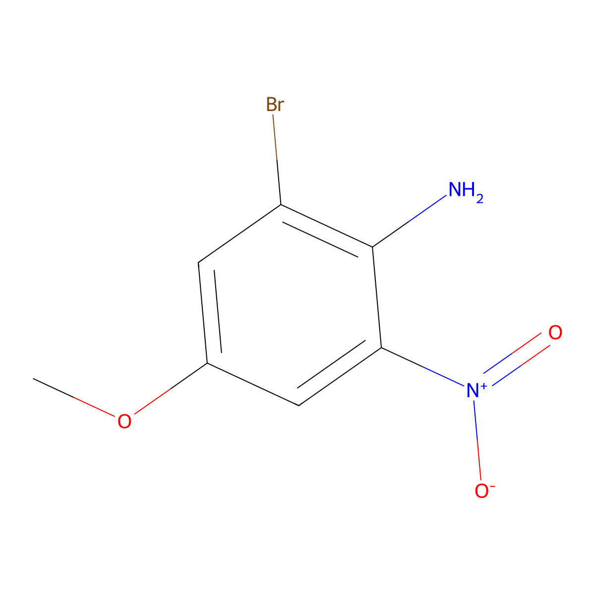 4-Amino-3-bromo-5-nitroanisole molecular structure, CAS 10172-35-7