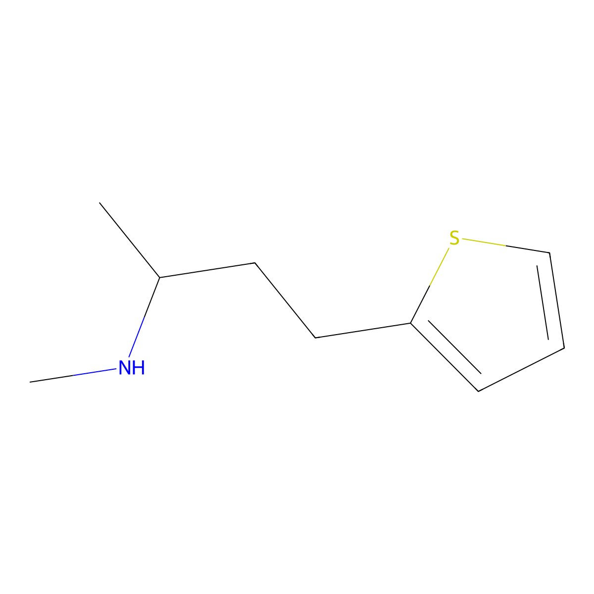 N-Methyl-4-(thiophen-2-yl)butan-2-amine molecular structure, CAS 1017210-32-0