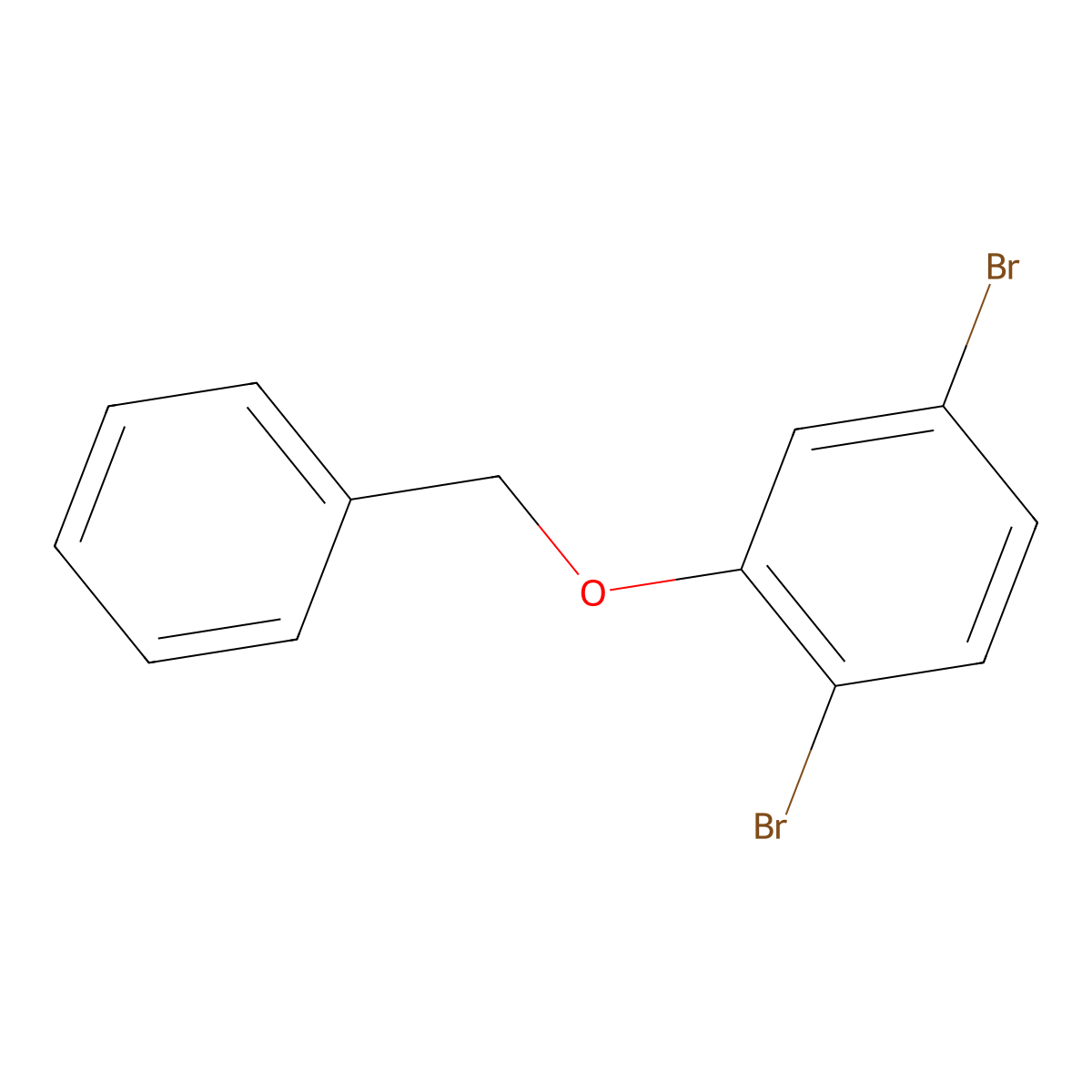 1,4-Dibromo-2-(phenylmethoxy)-benzene molecular structure, CAS 1017261-83-4
