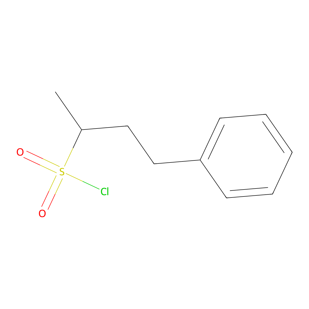 4-Phenylbutane-2-sulfonyl chloride molecular structure, CAS 1017344-62-5
