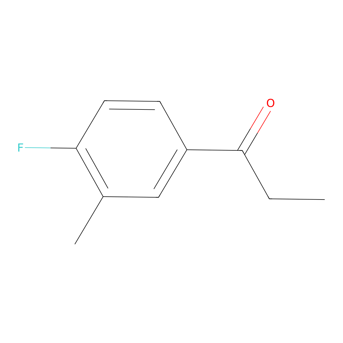 4'-Fluoro-3'-methylpropiophenone molecular structure, CAS 1017345-17-3