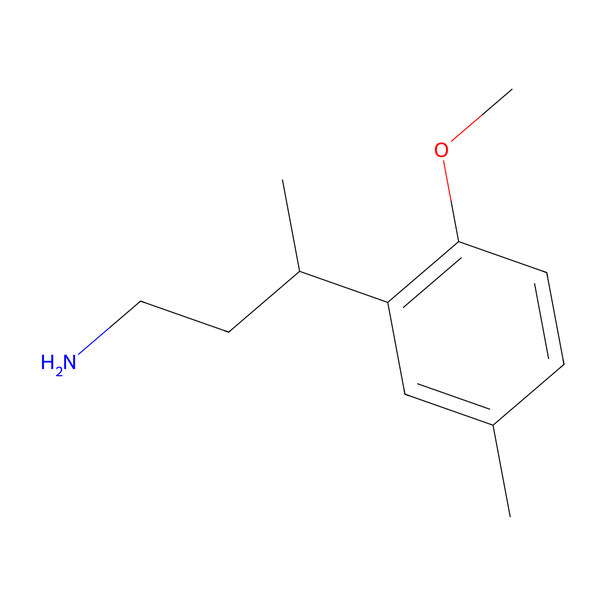 3-(2-Methoxy-5-methylphenyl)butan-1-amine molecular structure, CAS 1017383-38-8