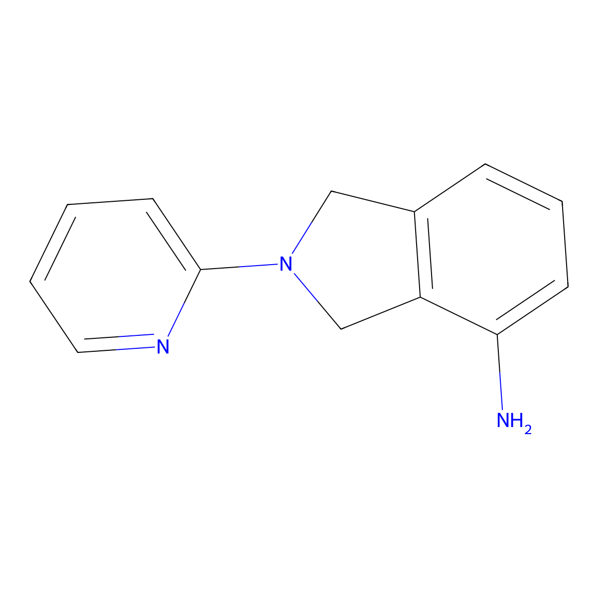2-(pyridin-2-yl)-2,3-dihydro-1H-isoindol-4-amine molecular structure, CAS 1017388-43-0