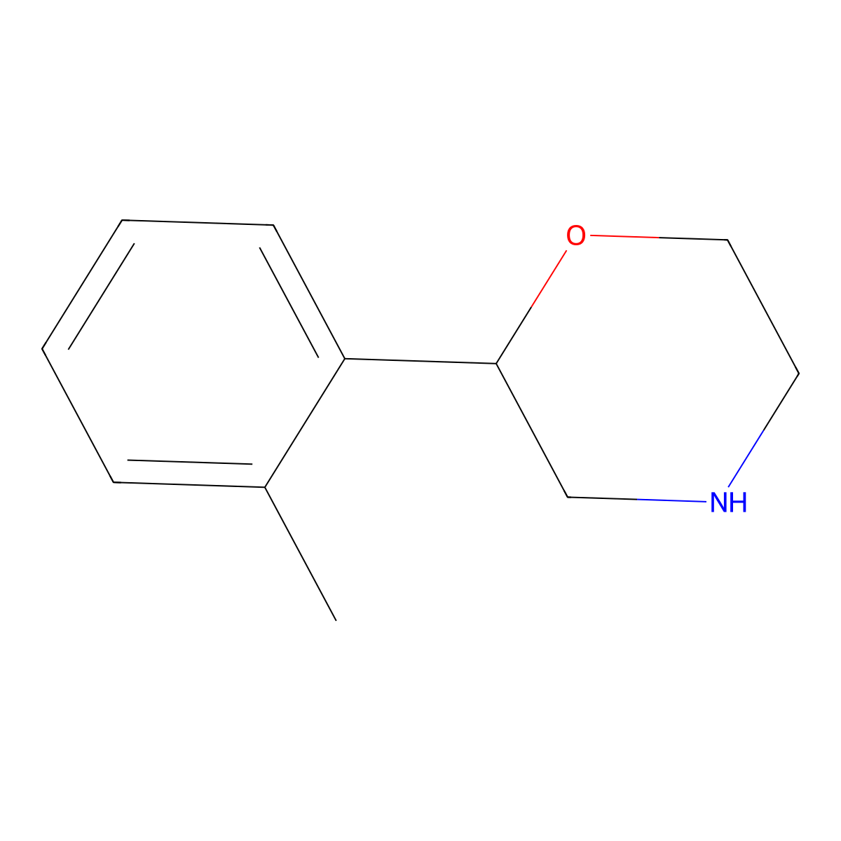 2-(2-Methylphenyl)morpholine molecular structure, CAS 1017395-56-0