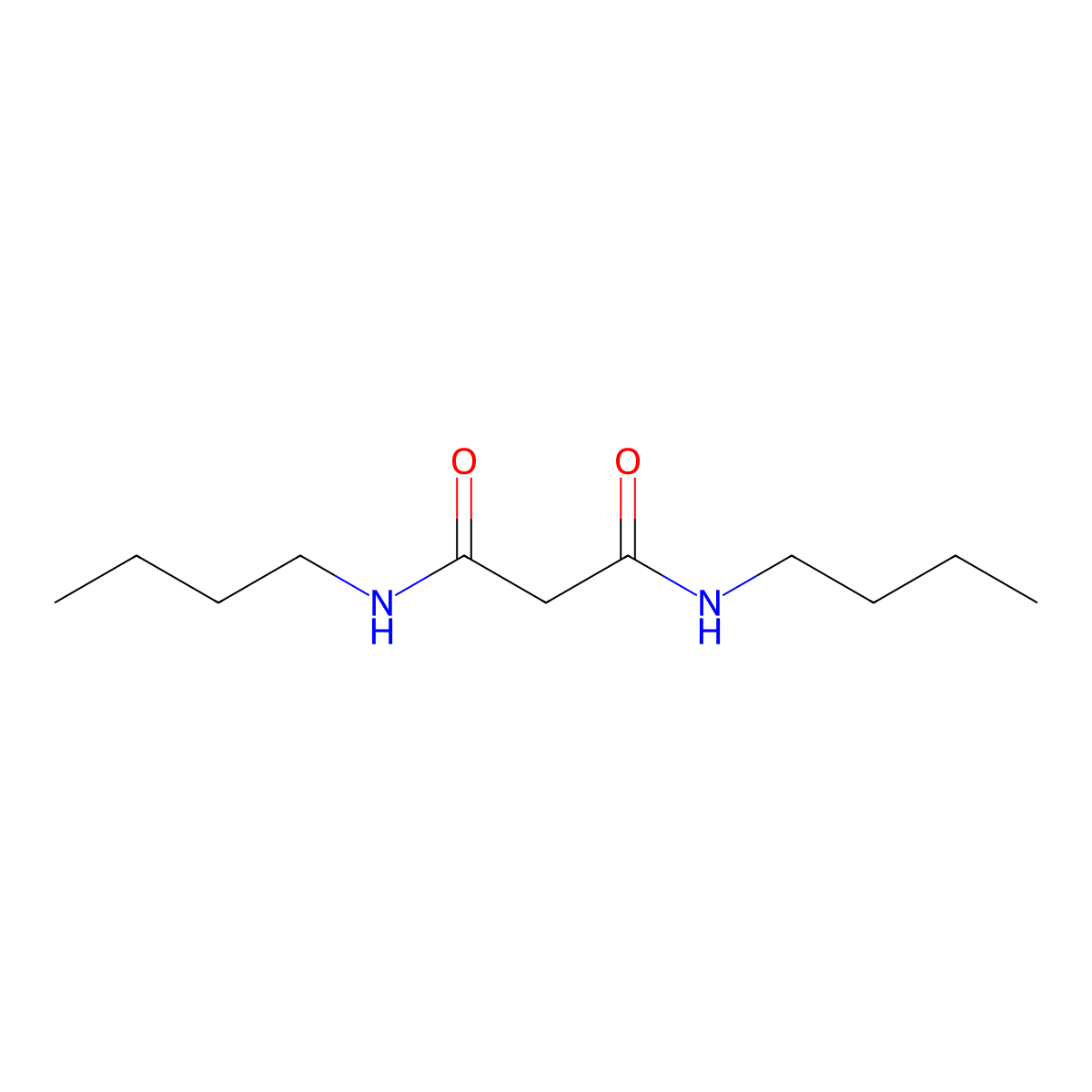 N,N'-Dibutylmalonamide molecular structure, CAS 10174-66-0