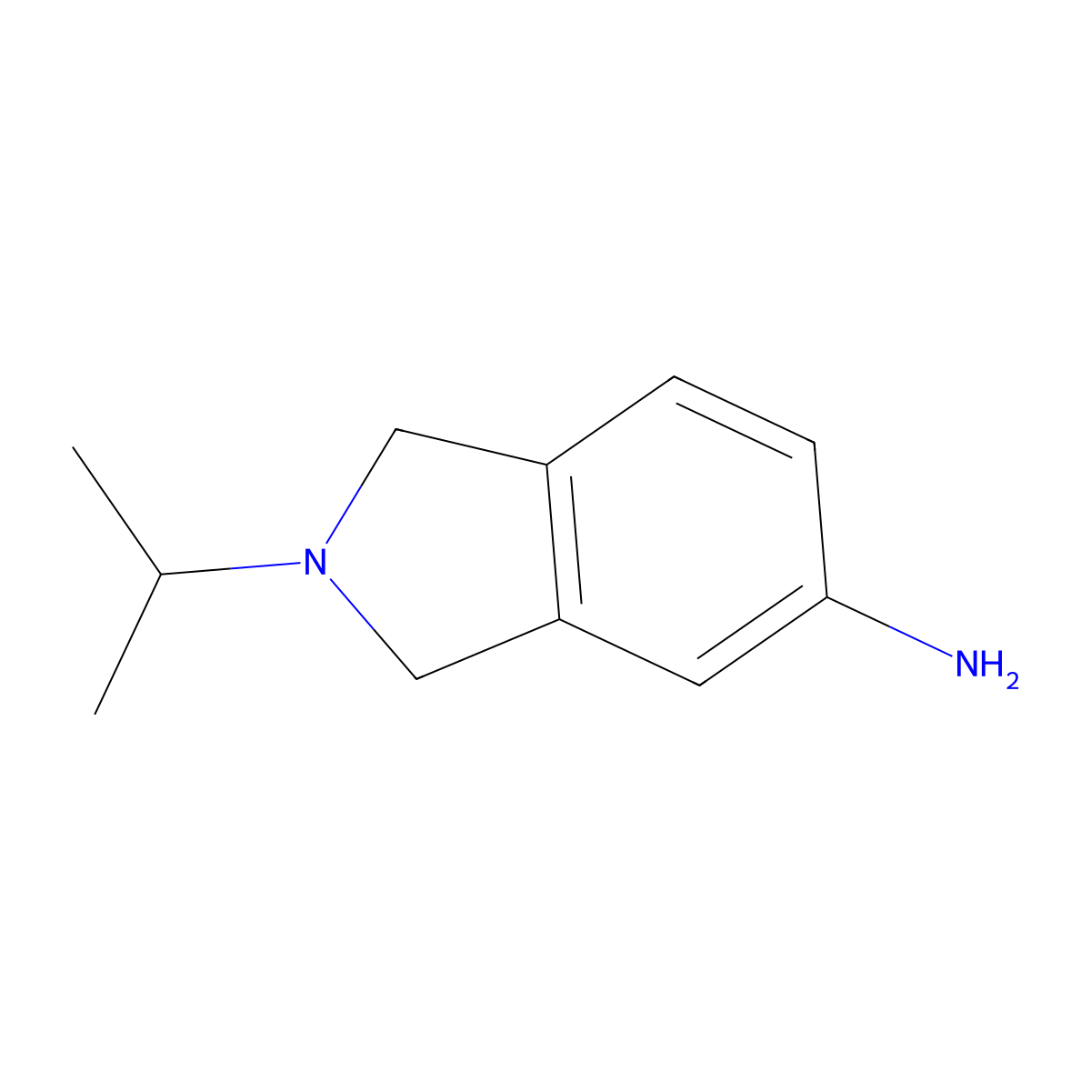 2-Isopropylisoindolin-5-amine molecular structure, CAS 1017400-73-5