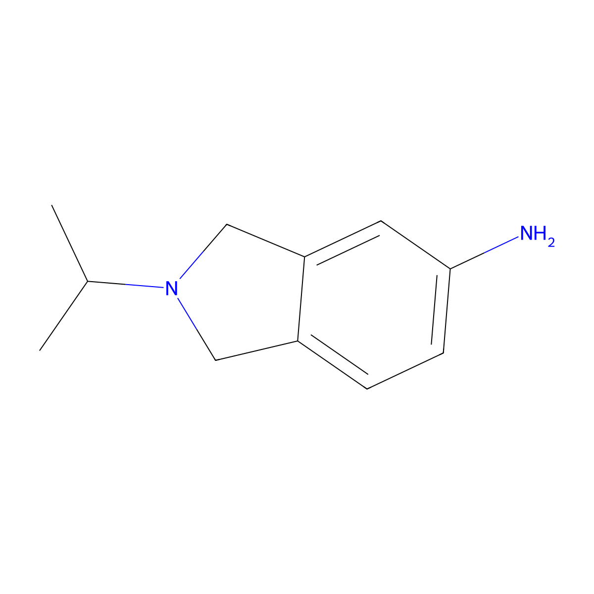 2-Isopropylisoindolin-5-amine molecular structure, CAS 1017400-73-5