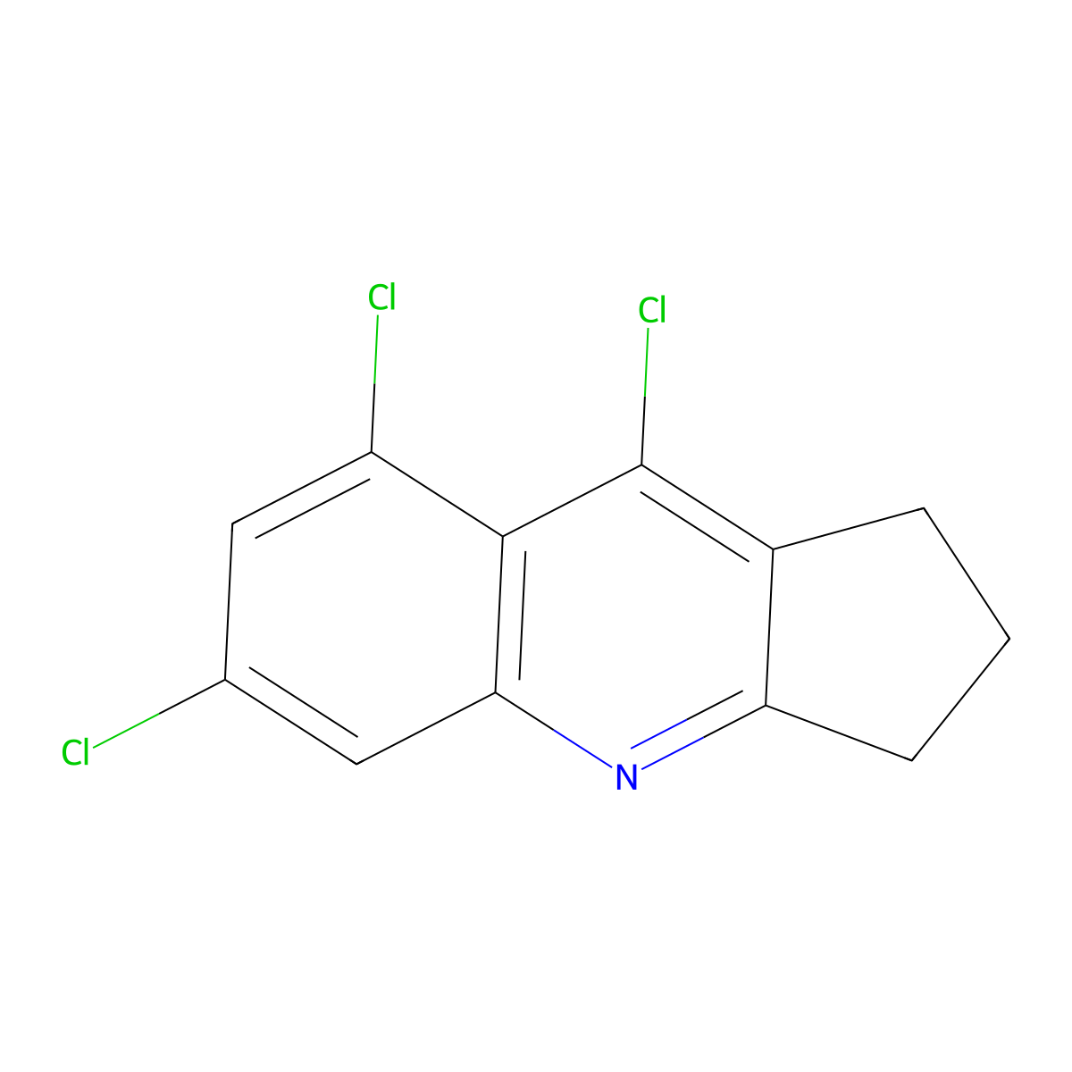 6,8,9-trichloro-2,3-dihydro-1H-cyclopenta[b]quinoline molecular structure, CAS 1017402-53-7