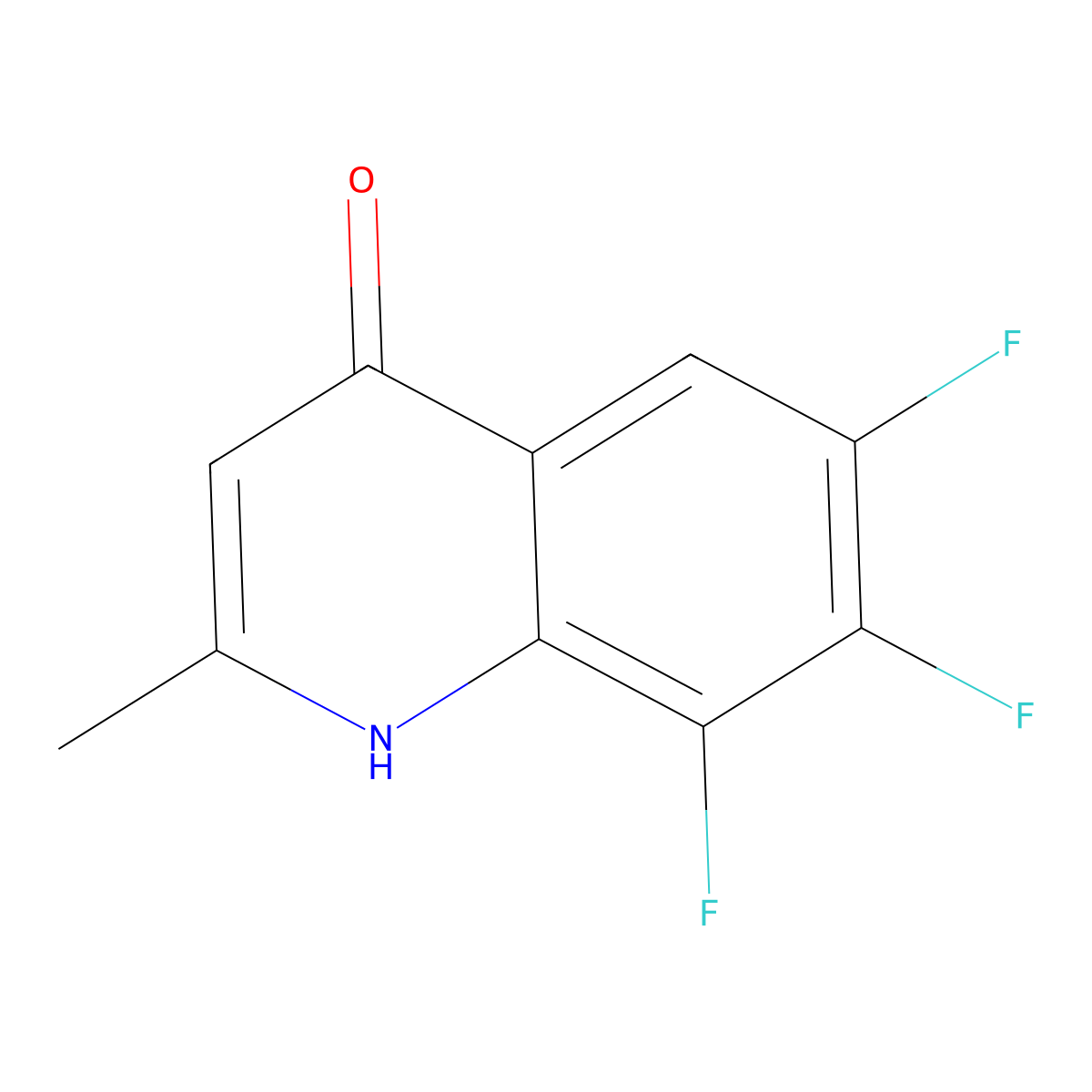 6,7,8-Trifluoro-2-methylquinolin-4-ol molecular structure, CAS 1017403-44-9