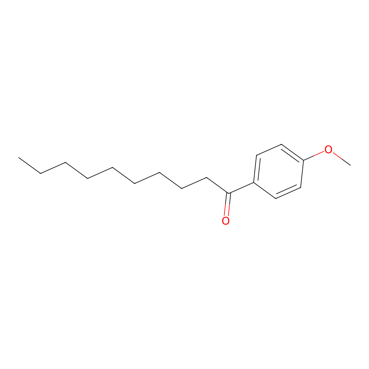 1-(4-Methoxyphenyl)decan-1-one molecular structure, CAS 101741-01-9