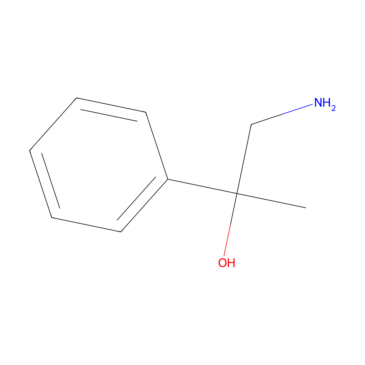 1-Amino-2-phenylpropan-2-ol molecular structure, CAS 1017418-99-3