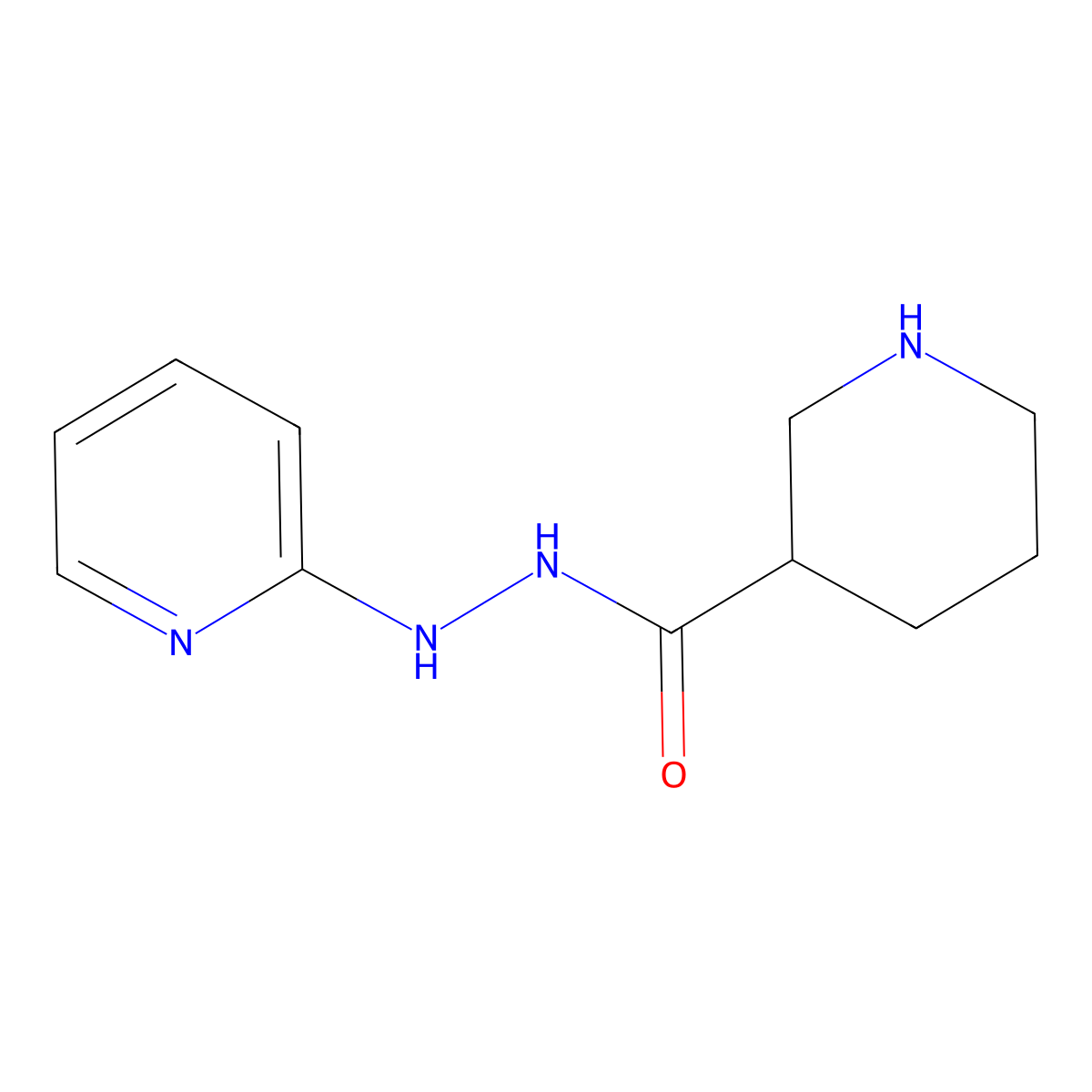 N'-(Pyridin-2-YL)piperidine-3-carbohydrazide molecular structure, CAS 1017420-27-7